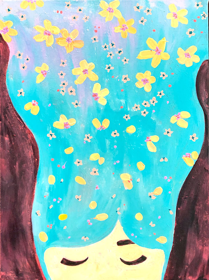 flowery-hair-painting